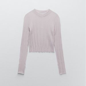 Zara ribbed knit top